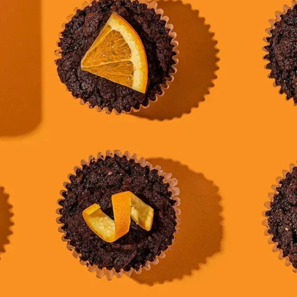 Keto Schoko-Orangen-Muffins